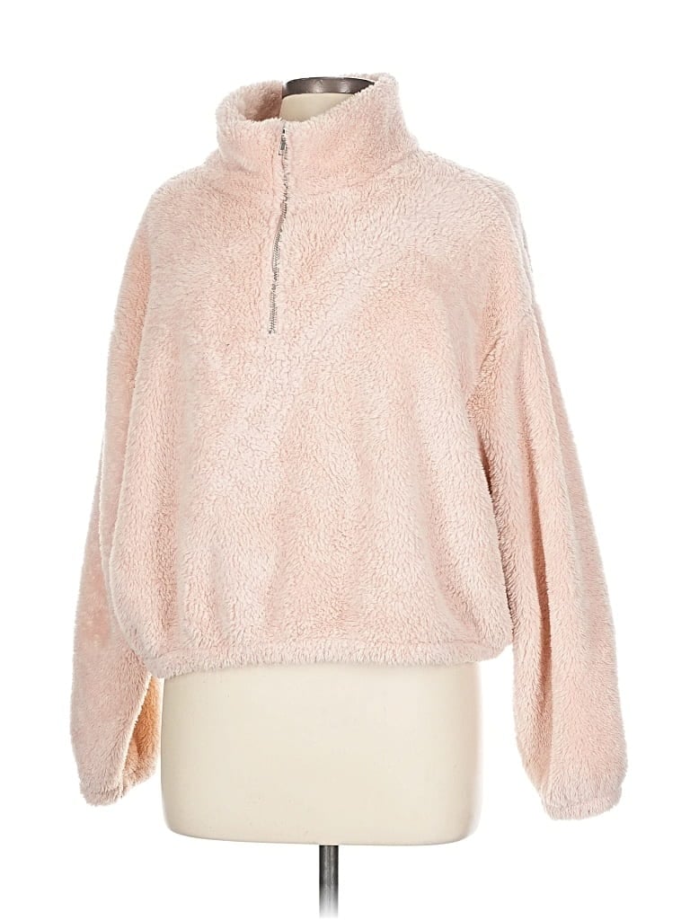 H&M Pre-owned Fleece Jacket In Pink