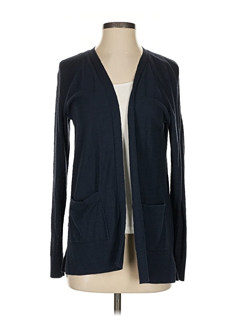 Pre-owned Ann Taylor Loft Outlet Cardigan Sweater In Blue