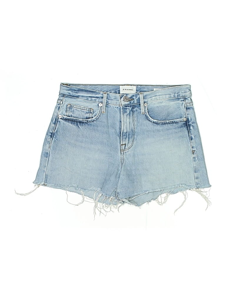 Pre-owned Frame Denim Shorts In Blue