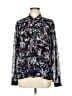 CAbi 100% Polyester Blue Long Sleeve Blouse Size M - photo 1