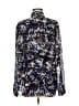 CAbi 100% Polyester Blue Long Sleeve Blouse Size M - photo 2
