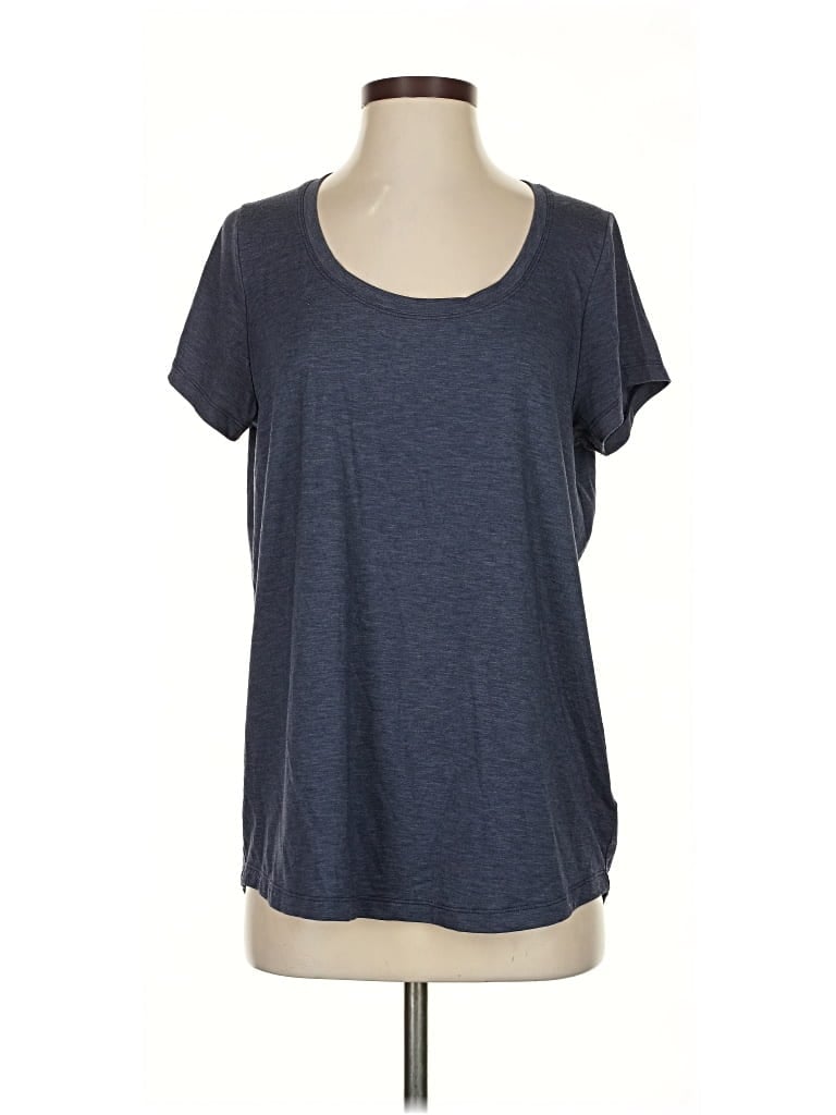 Pre-owned Athleta Short Sleeve T-shirt In Blue