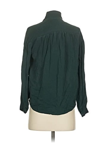 Joie Long Sleeve Silk Top (view 2)