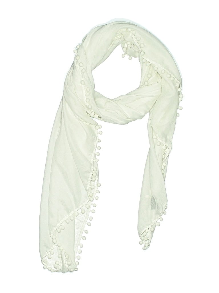 Pre-owned Unbranded Scarf In White
