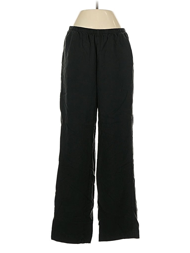 Pre-owned Soft Surroundings Track Pants In Black