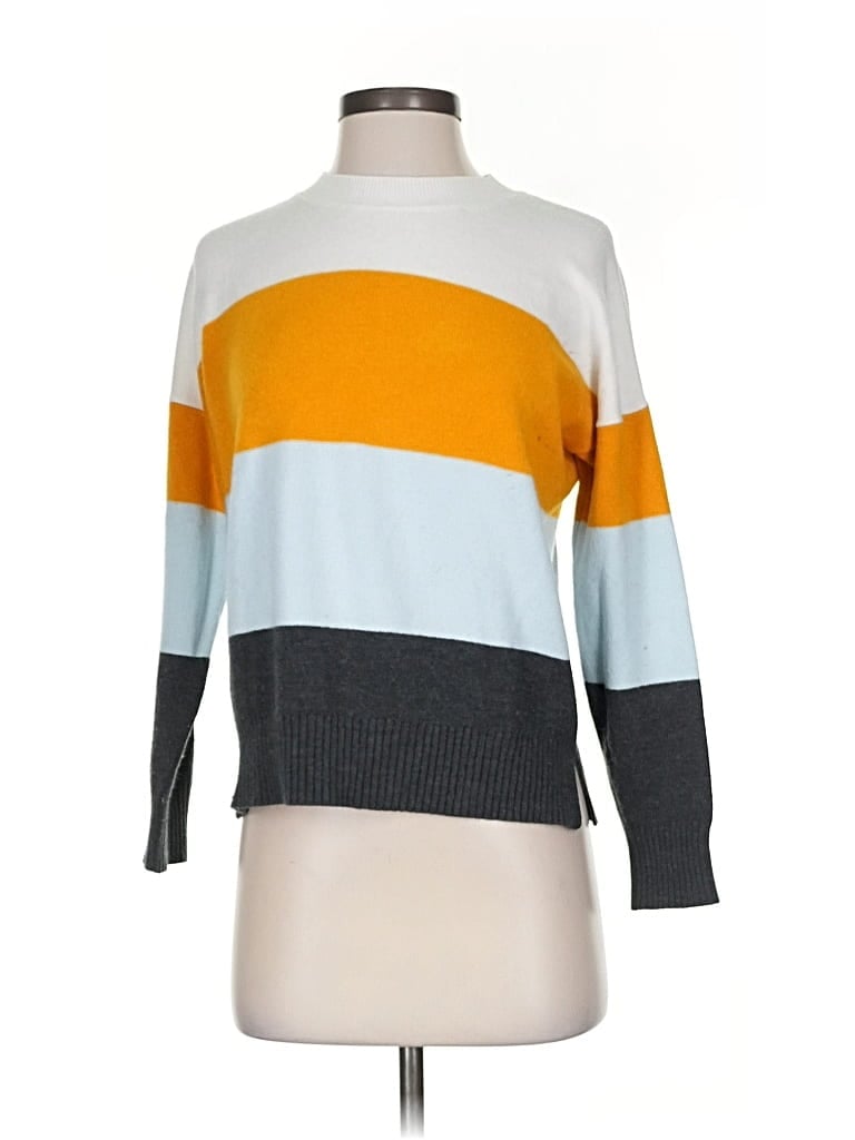 Pre-owned French Connection Pullover Sweater In Yellow