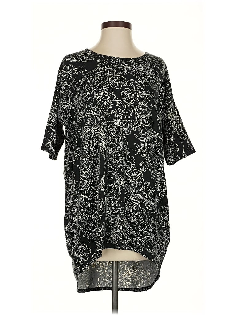 Pre-owned Lularoe Casual Dress In Black