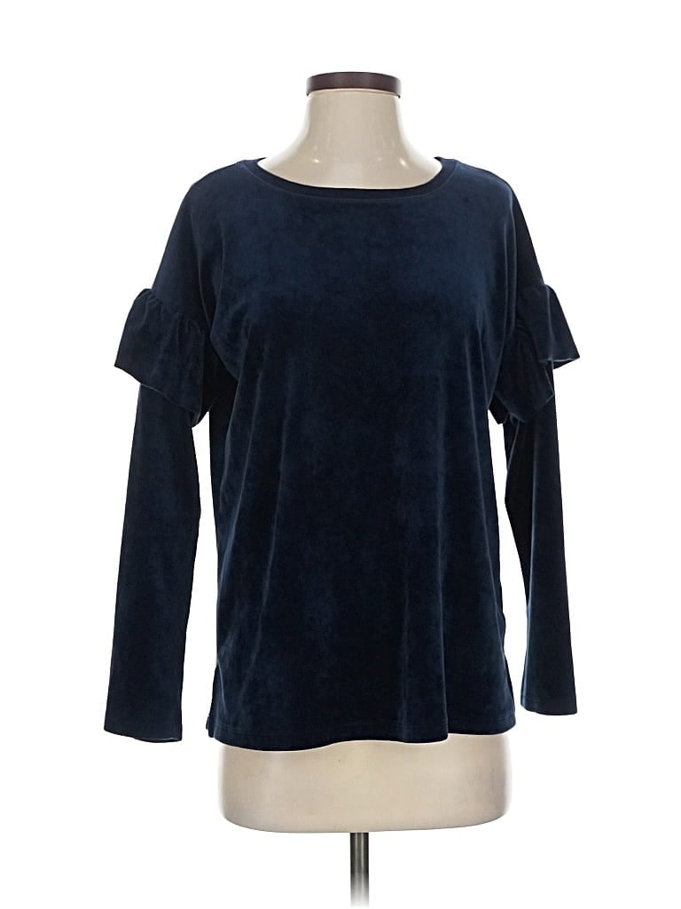 Pre-owned Two By Vince Camuto Pullover Sweater In Blue