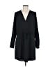 Just Fab 100% Polyester Solid Black Casual Dress Size M - photo 1