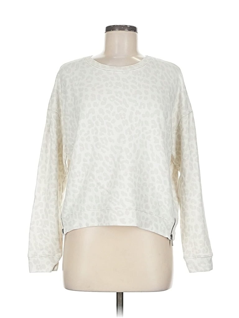 Pre-owned Rails Pullover Sweater In White