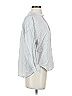 Everlane Gray 3/4 Sleeve Button-Down Shirt Size 4 - photo 4