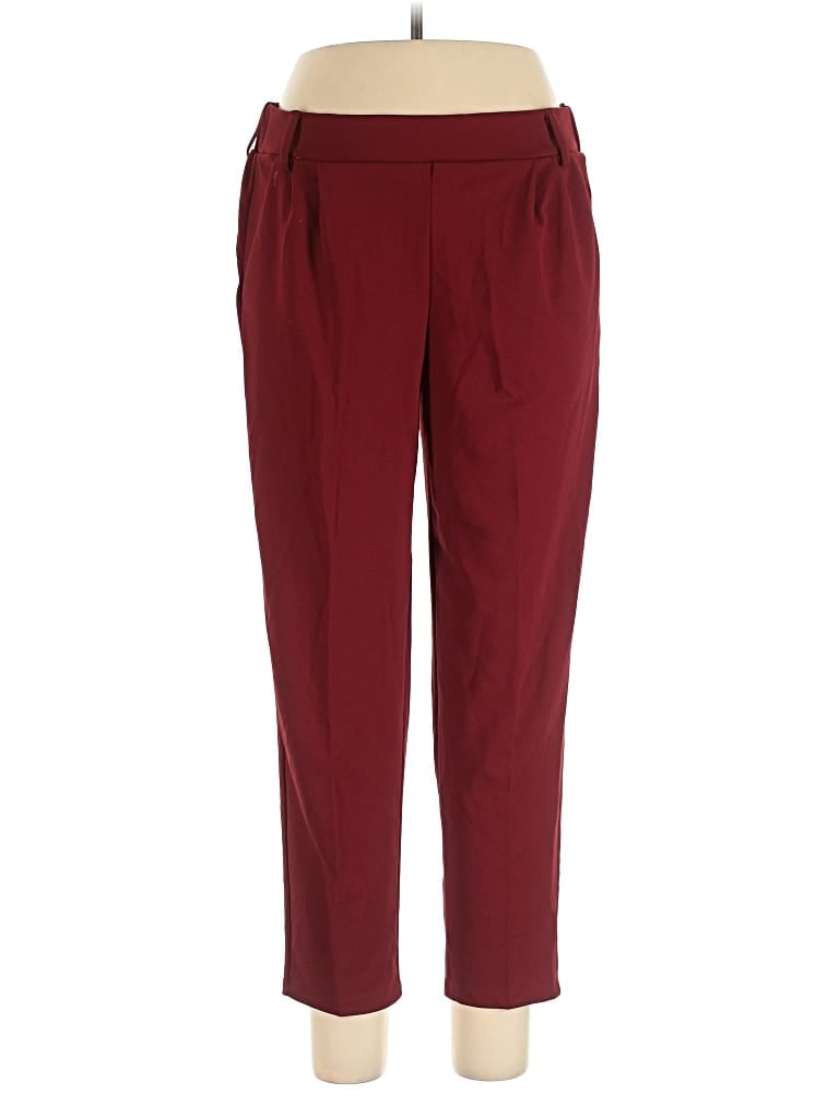 Pre-owned Boom Boom Jeans Casual Pants In Burgundy