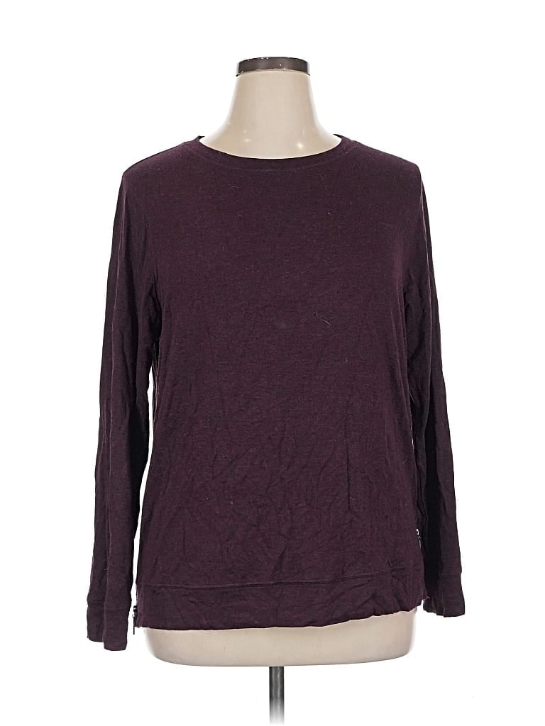 Pre-owned Matty M Pullover Sweater In Purple