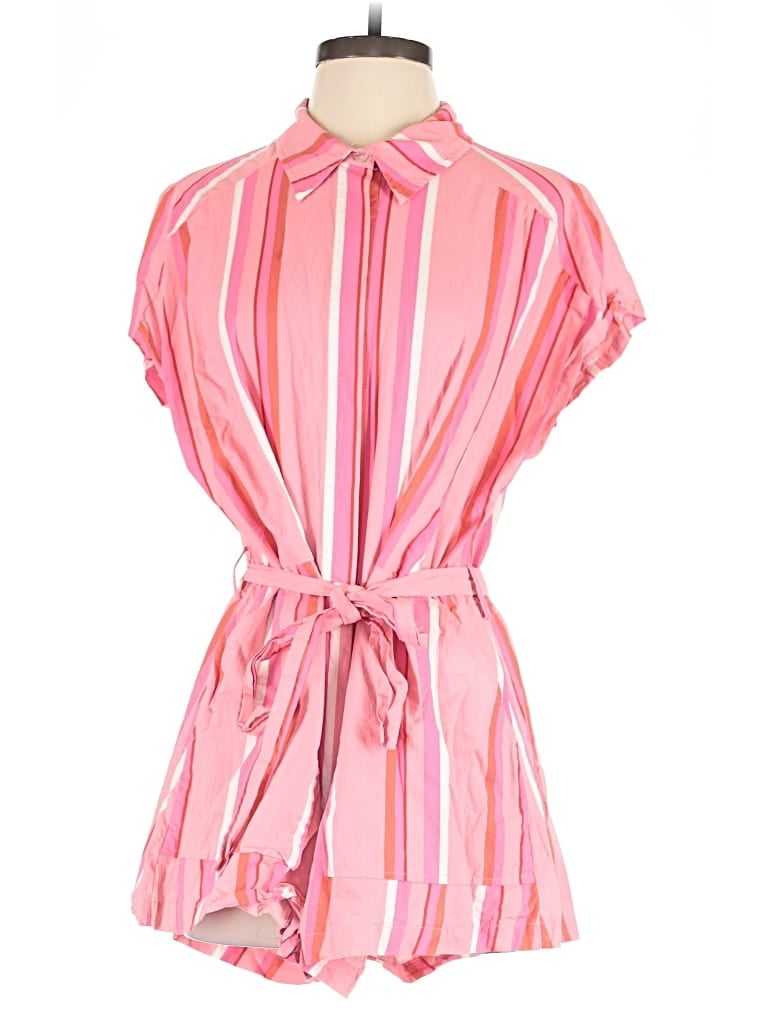 Pre-owned Petal And Pup Romper In Pink
