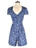 Leifnotes 100% Polyester Hearts Blue Romper Size 4 - photo 1