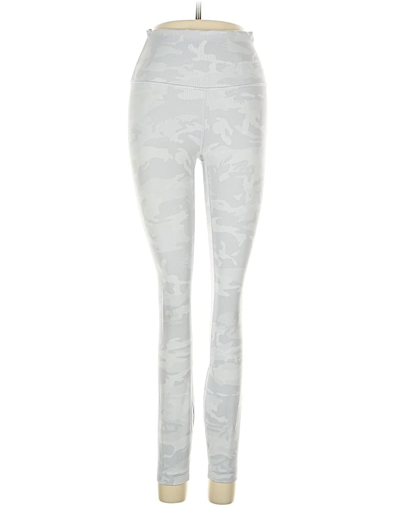 Pre-owned Lululemon Athletica Leggings In Gray