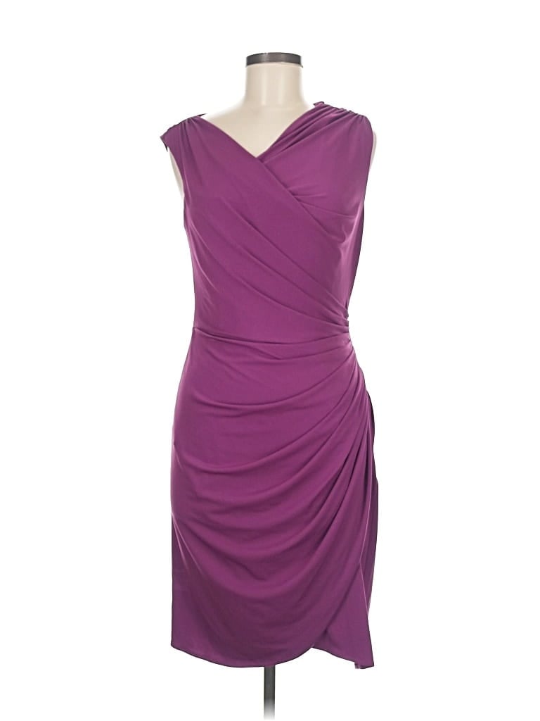 Pre-owned Boston Proper Cocktail Dress In Purple