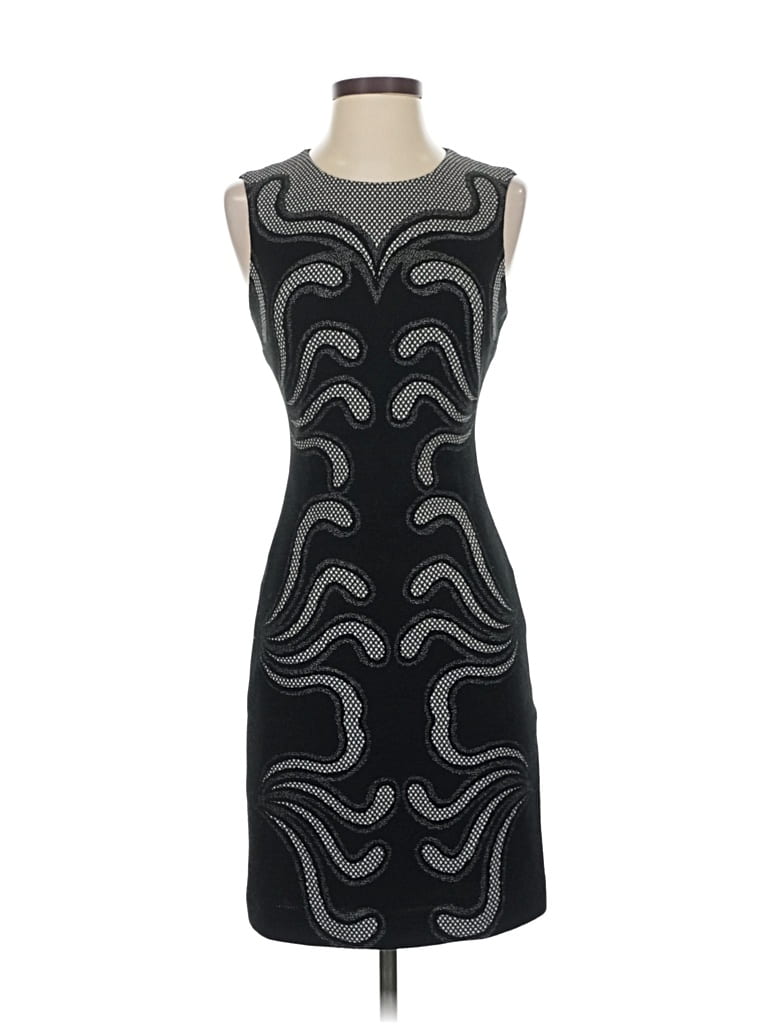 Pre-owned Diane Von Furstenberg Cocktail Dress In Black