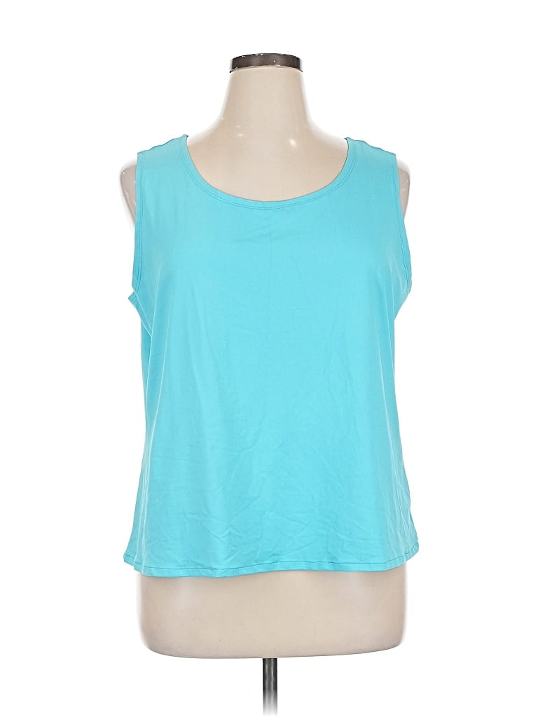 Pre-owned Ruby Rd. Sleeveless T-shirt In Blue