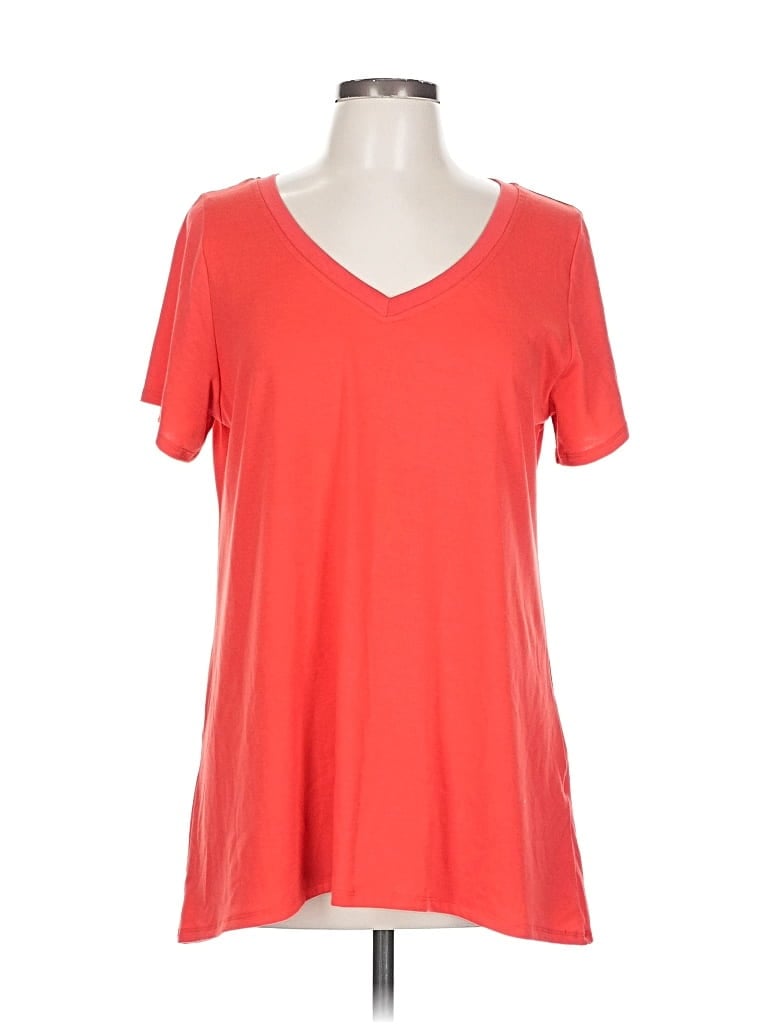 LULAROE Pre-owned Short Sleeve T-shirt In Red