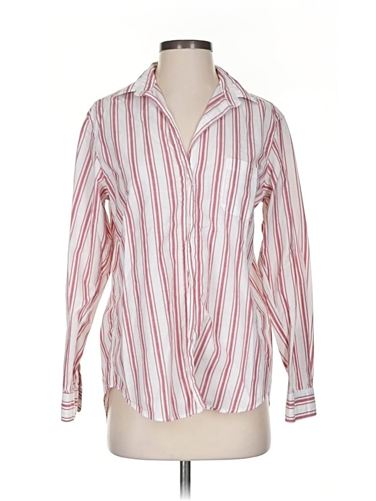 GRAYSON Pre-owned Long Sleeve Blouse In Red