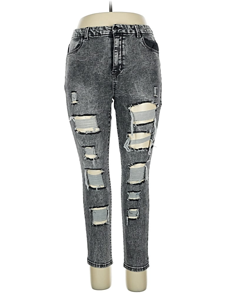 Pre-owned No Boundaries Jeans In Gray