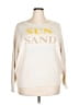 Saltwater LUXE 100% Acrylic Graphic Tan Ivory Pullover Sweater Size XX - photo 1