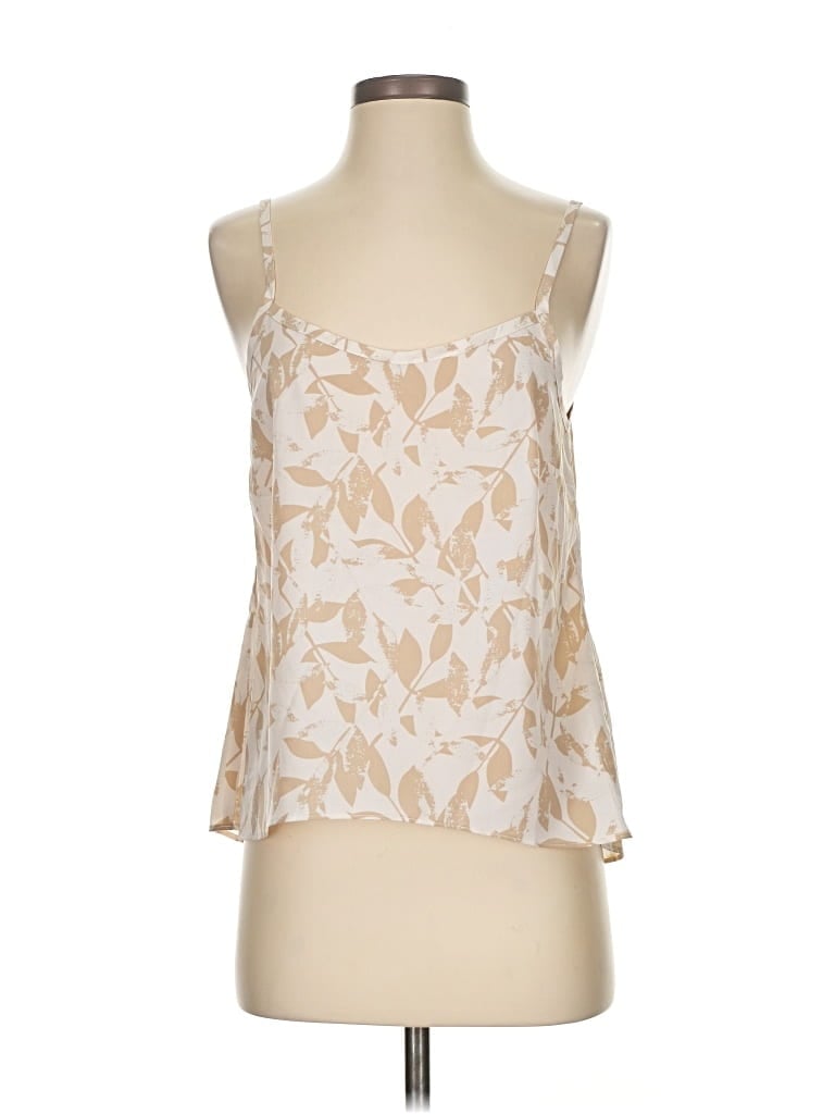 UNBRANDED Pre-owned Tank Top Ivory Strapless Neckline Tops In White