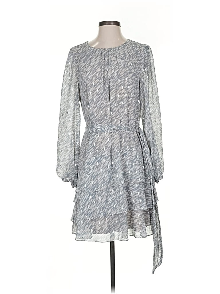 HALOGEN Pre-owned Cocktail Dress In Gray