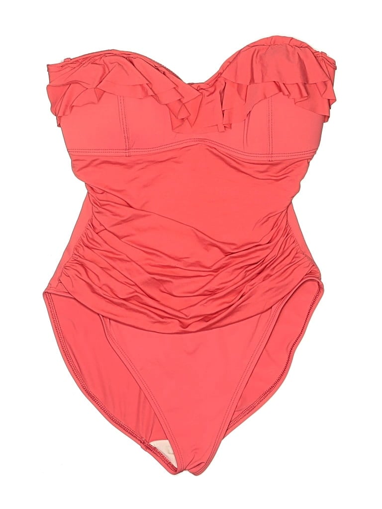 Pre-owned La Blanca One Piece Swimsuit In Red