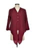 Cremieux 100% Polyester Burgundy 3/4 Sleeve Blouse Size XS - photo 1