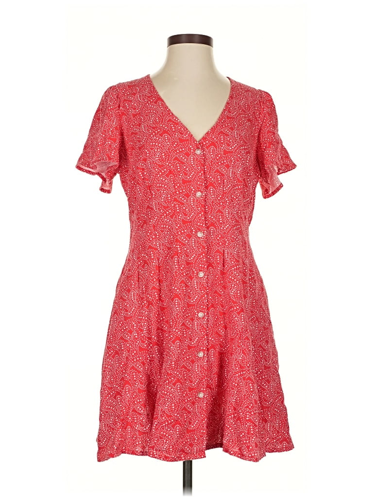 Pre-owned Universal Thread Casual Dress In Red
