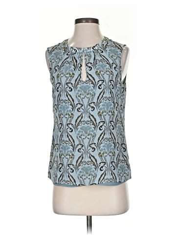 Tory Burch Sleeveless Silk Top (view 1)