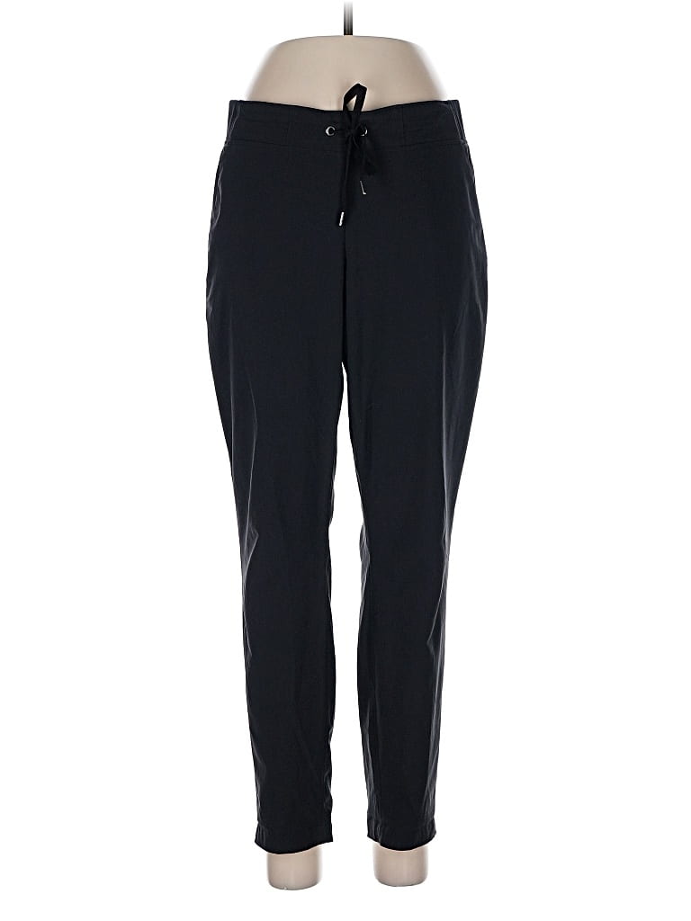 Pre-owned Athleta Track Pants In Black
