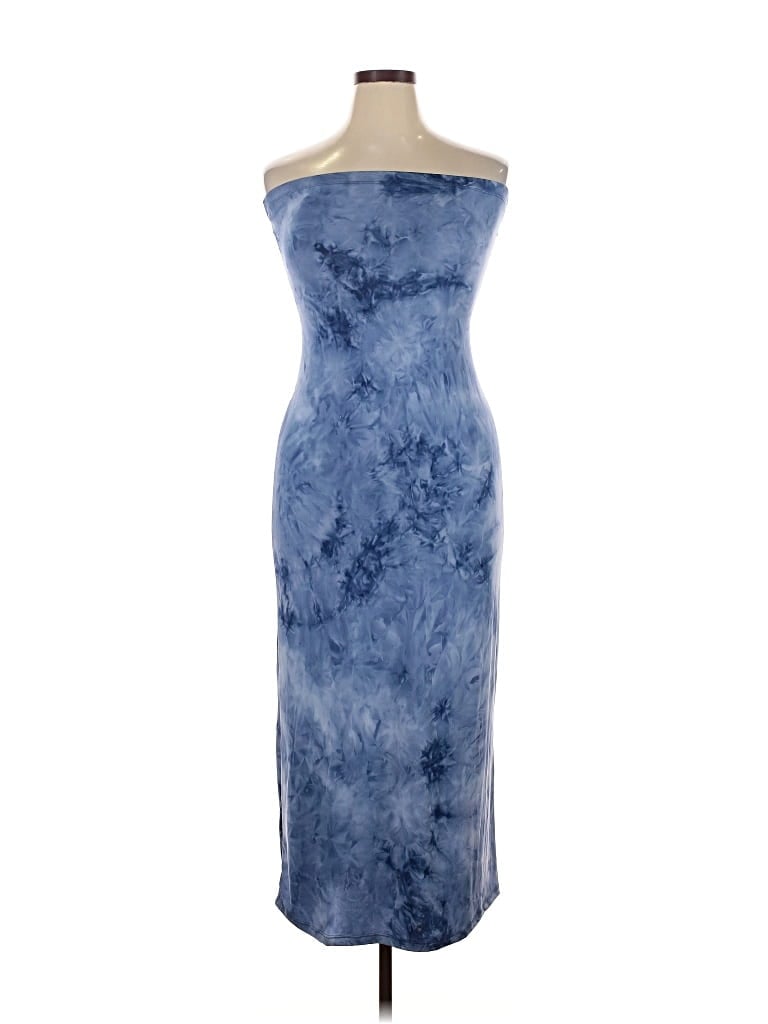 Pre-owned 2b Bebe Cocktail Dress In Blue