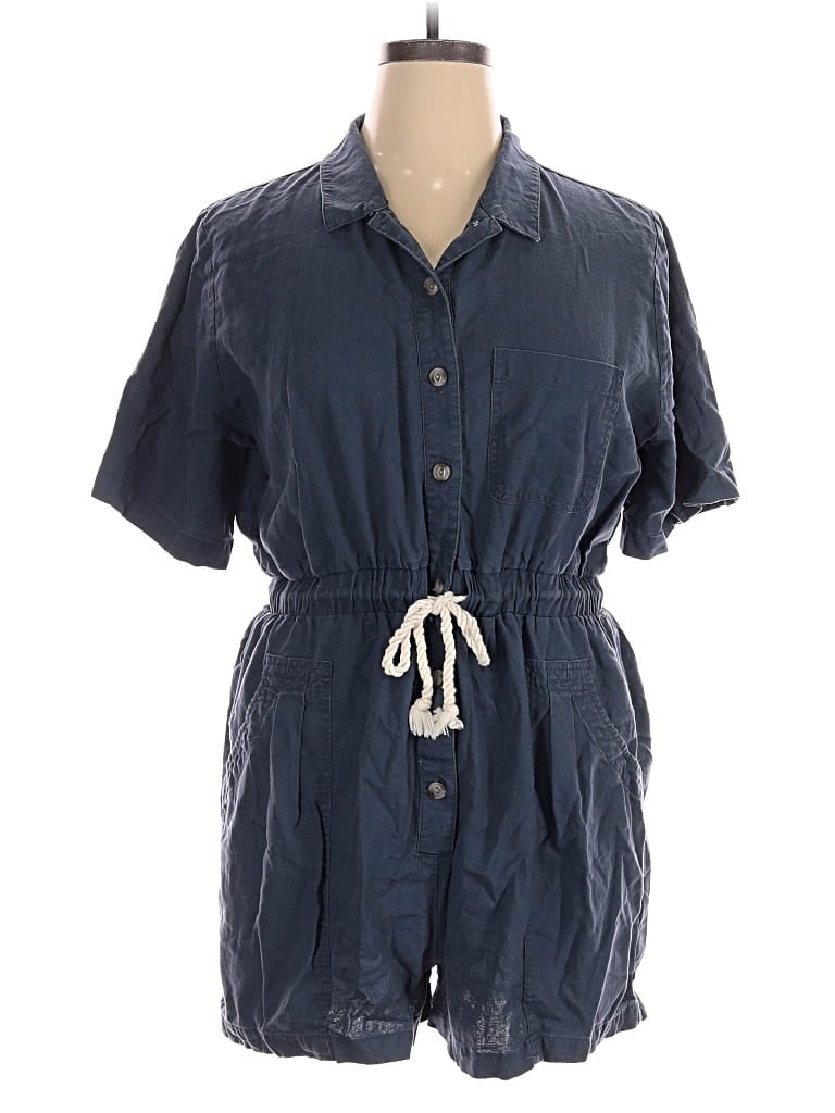 Pre-owned Universal Thread Romper In Blue