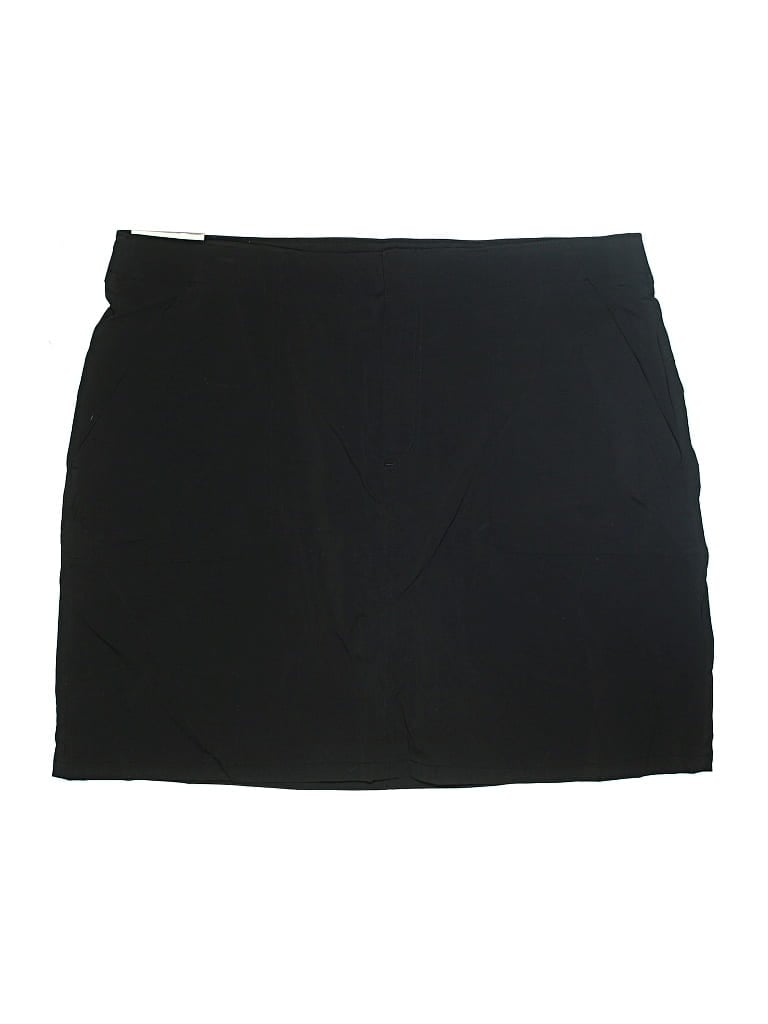 Eddie Bauer Casual Skirt In Black