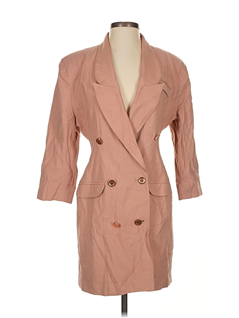 Pre-owned Unbranded Trenchcoat In Brown