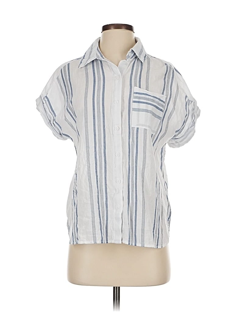 CASA CABANA Pre-owned Short Sleeve Blouse In Silver