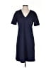 Ann Taylor Solid Blue Casual Dress Size 4 - photo 1