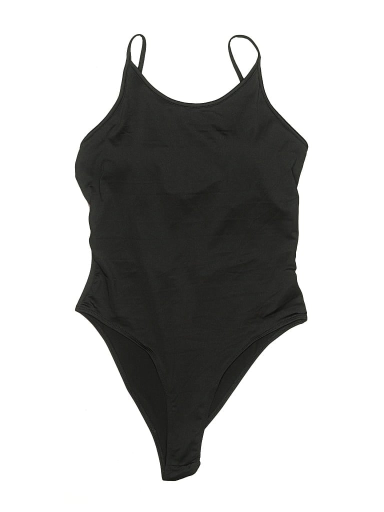 Pre-owned Unbranded Bodysuit In Black