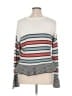 Ella Moss Stripes White Ivory Pullover Sweater Size XL - photo 2