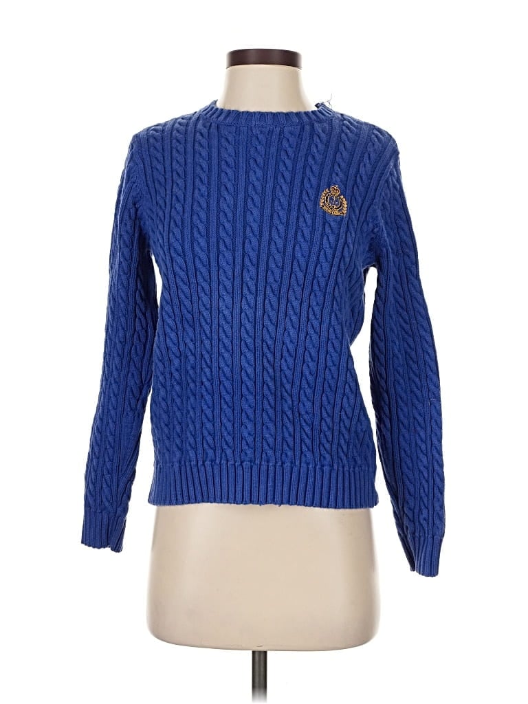 Pre-owned Polo Ralph Lauren Pullover Sweater In Blue