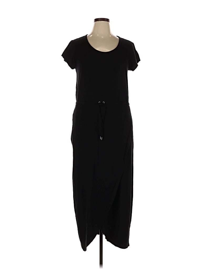 Pre-owned T By Talbots Casual Dress In Black
