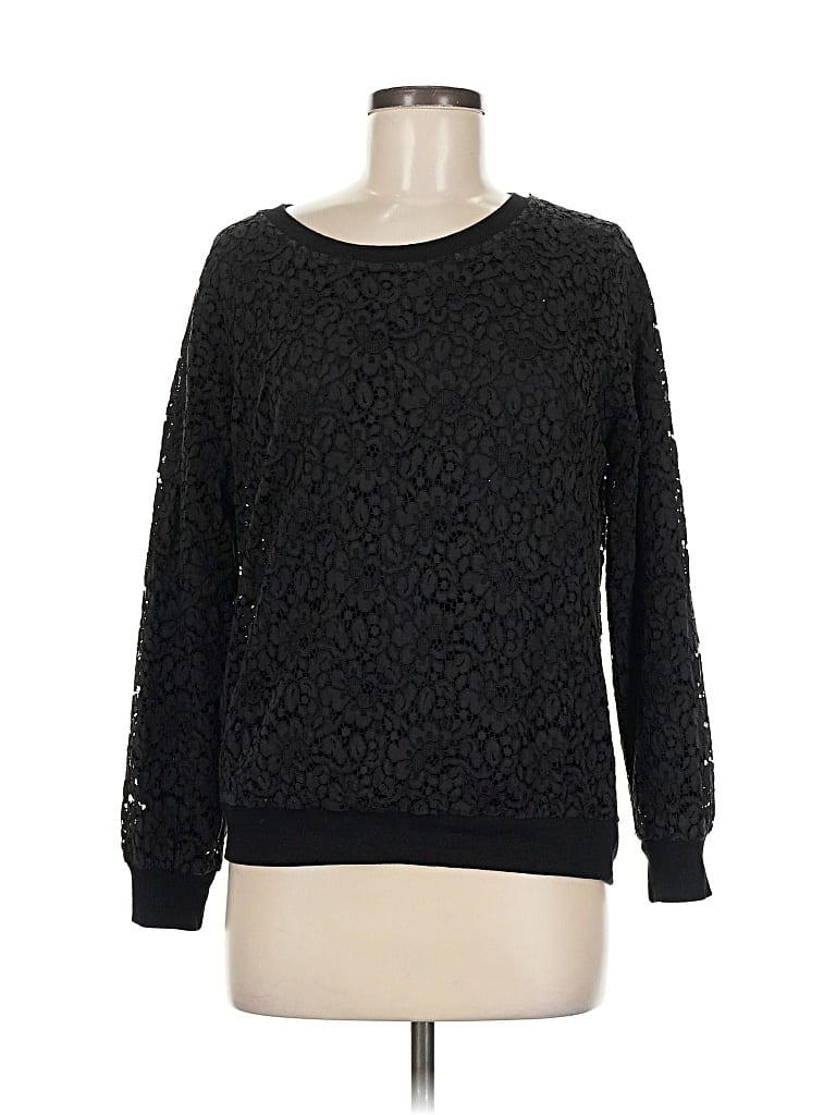 Pre-owned Molly Bracken Pullover Sweater In Black
