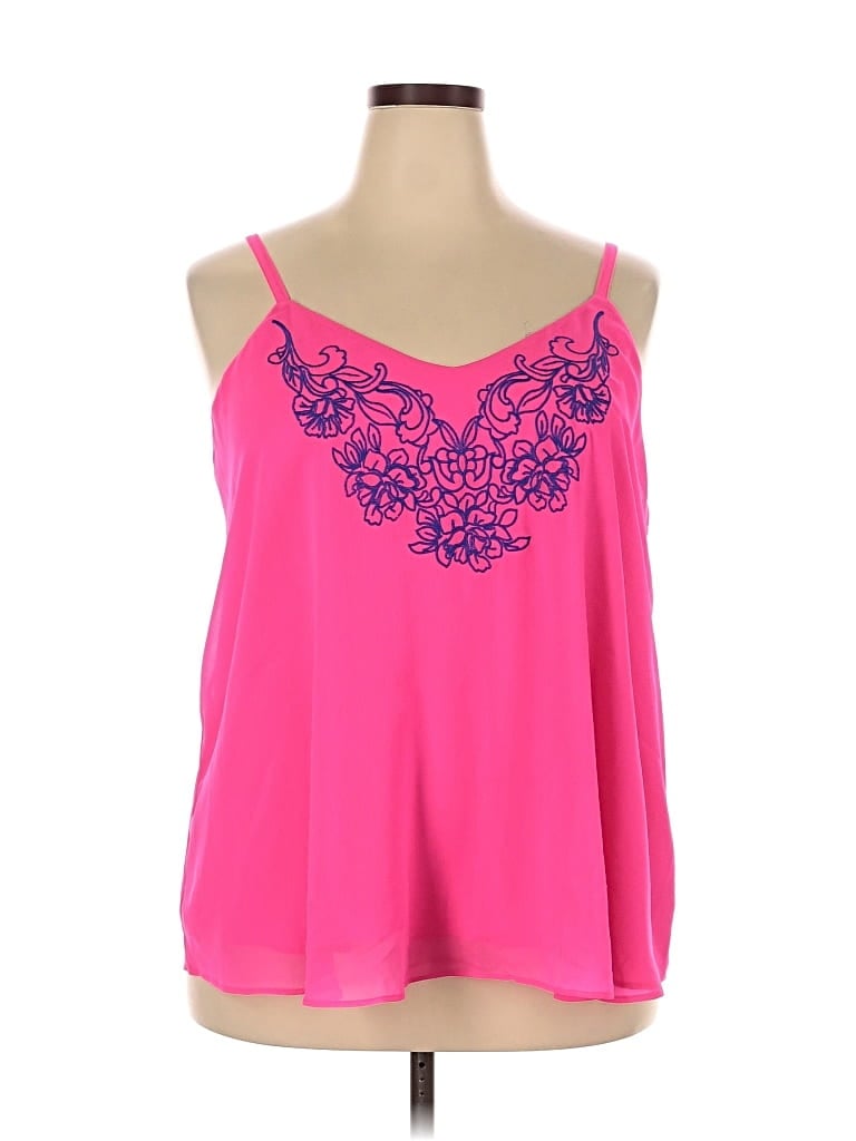 Pre-owned Torrid Sleeveless Blouse In Pink