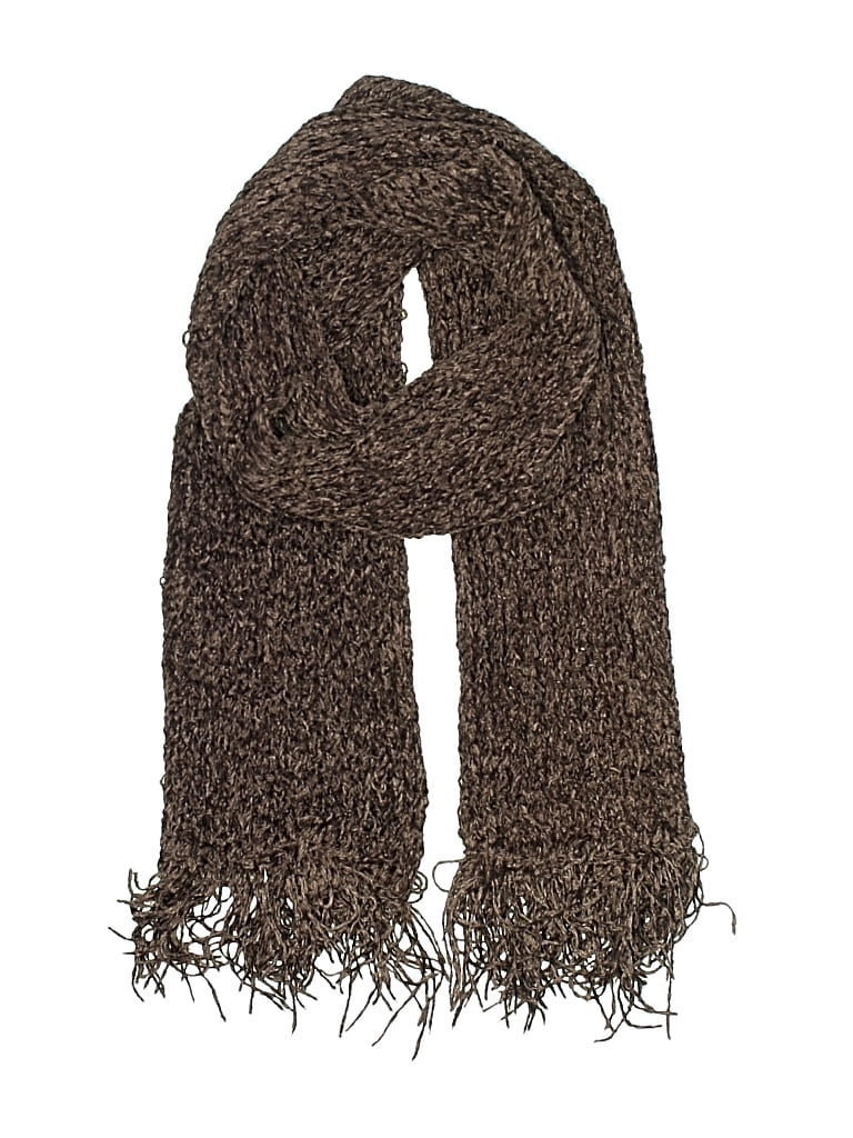 Pre-owned Unbranded Scarf In Brown