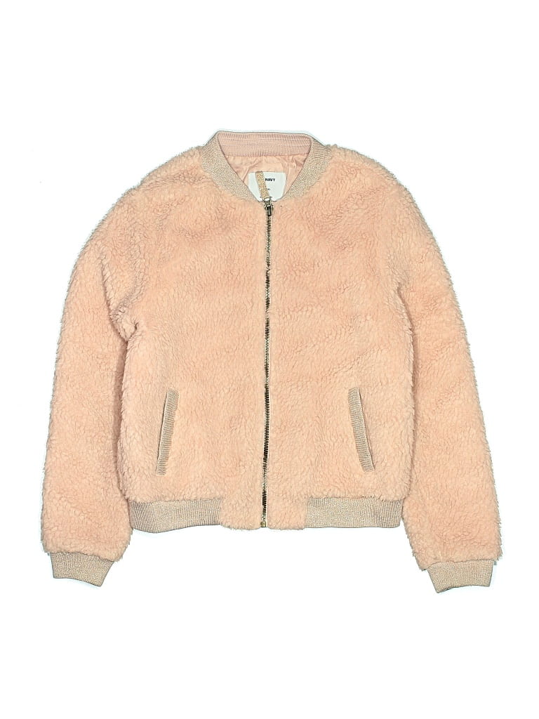 Pre-owned Old Navy Kids' Fleece Jacket In Pink