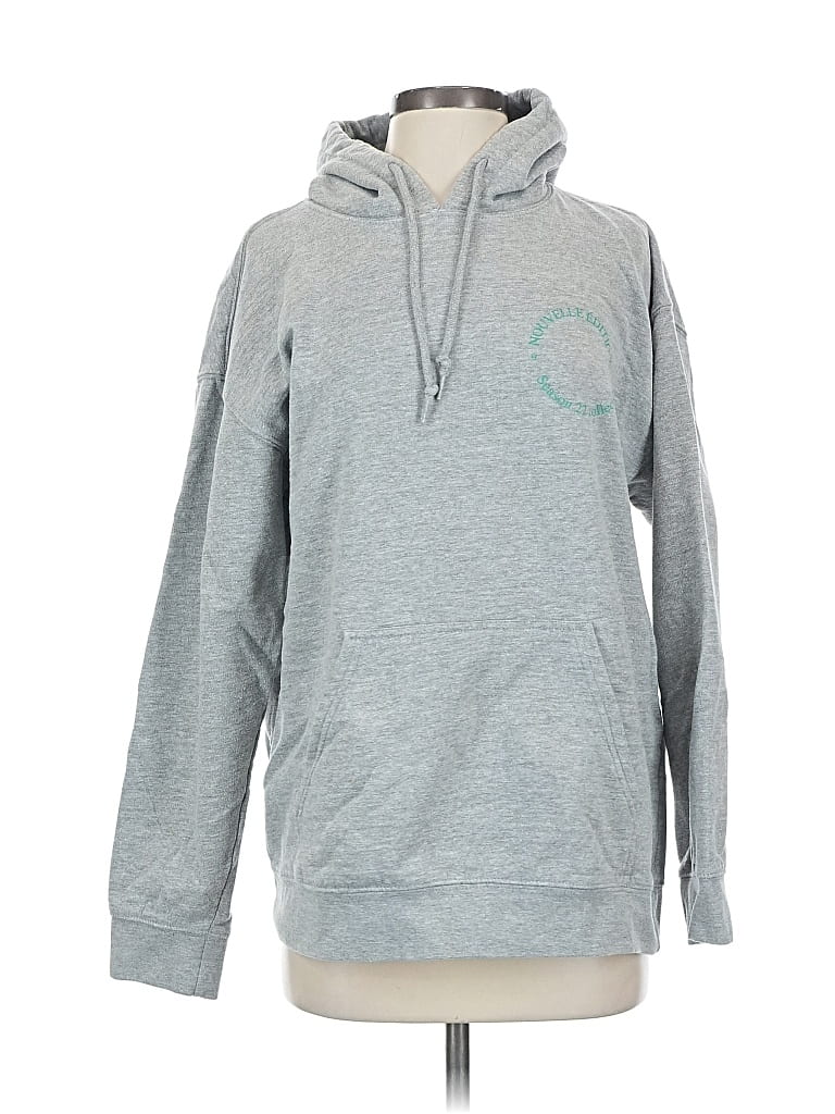 BOOHOO Pre-owned Zip Up Hoodie In Gray
