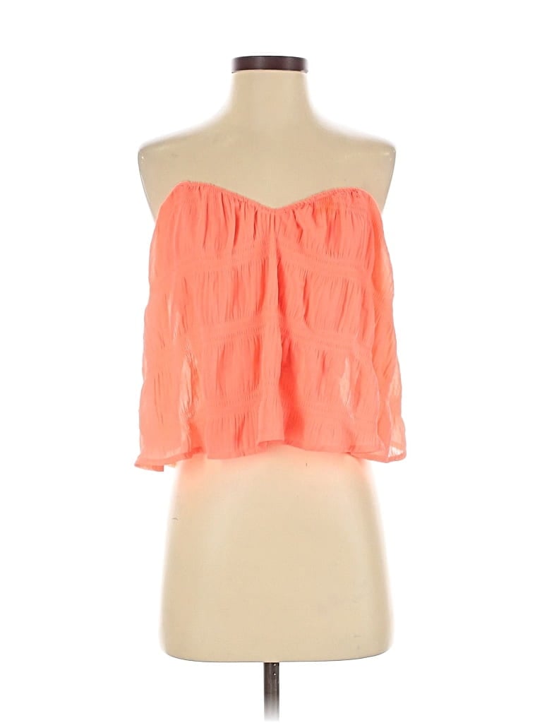 DANCE & MARVEL Pre-owned Sleeveless Blouse In Orange